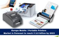 Europe mobile portable printer market